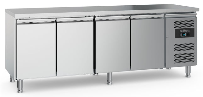 Ecofrost kølebord med 4 døre – 553 liter