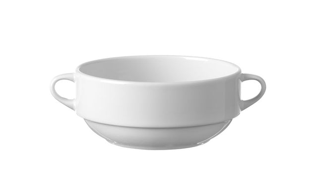 Suppeskål, HENDI, 0,34L, hvid, ⌀160mm