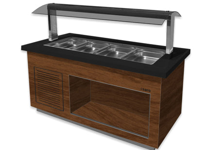 Varm buffet
model PREMIUM LINE SB-H 170 valnød