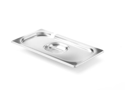 Låg til GN beholdere med skeudskæring, HENDI, Profi Line, GN 1/1, 530x325mm