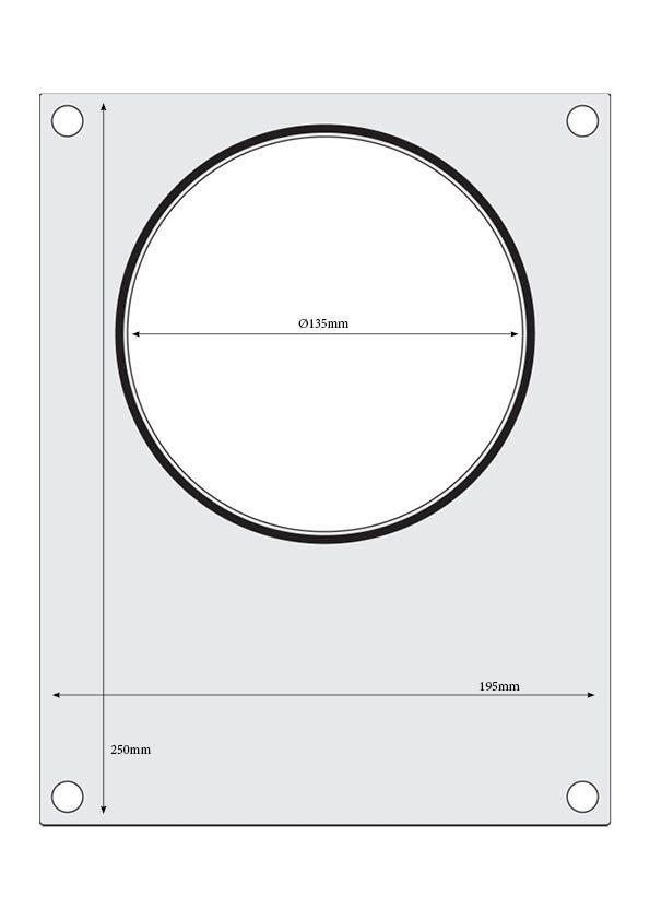 Bakkeforseglingsmatrix, HENDI, suppeskål ø165 mm