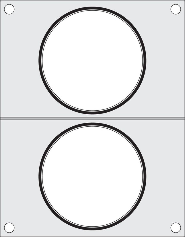 Bakkeforseglingsmatrix, HENDI, 2x suppeskål ø115 mm