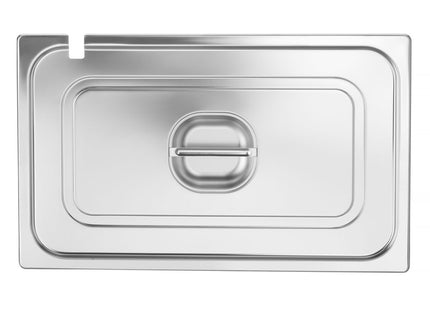 Låg til GN beholdere med skeudskæring, HENDI, Profi Line, GN 1/1, 530x325mm