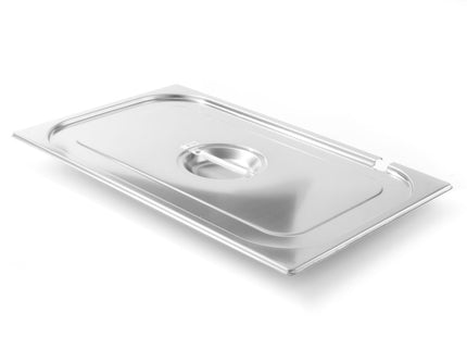 Låg til GN beholdere med suppeskeudskæring, HENDI, Kitchen Line, GN 1/1, 530x325mm