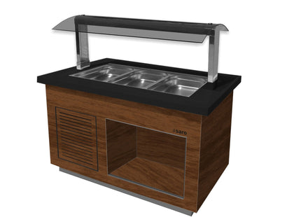 Salatbar
model PREMIUM LINE- SB-K 130 valnød