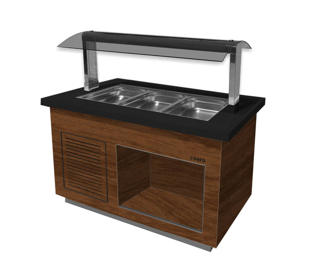 Salatbar
model PREMIUM LINE- SB-K 130 valnød