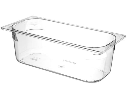 Isbeholder i polykarbonat, HENDI, 5L, sort, 360x165x(H)120mm