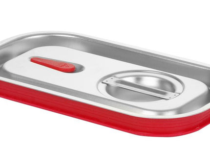 Låg til GN beholdere med silikonekant, HENDI, Kitchen Line, GN 1/1, 530x325mm