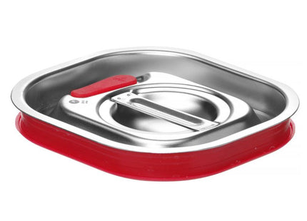 Låg til GN beholdere med silikonekant, HENDI, Kitchen Line, GN 1/6, 156x142mm