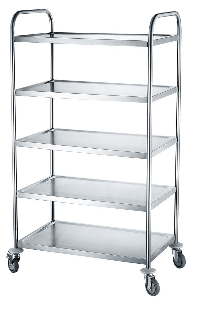 Serveringsvogn med 5 hylder, HENDI, 905x585x(H)1545mm