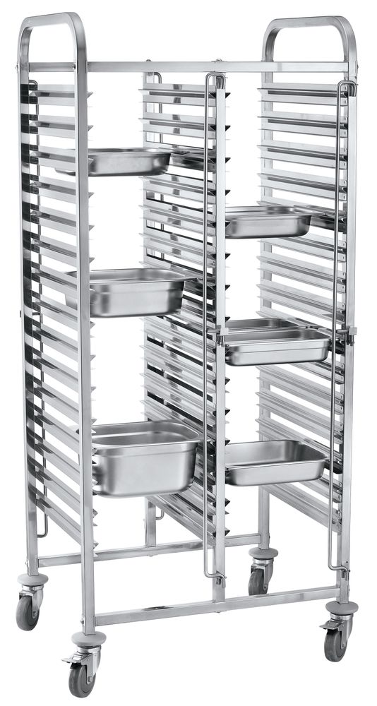 Dobbeltvogn - 30 x GN 1/1, HENDI, 798x610x(H)1710mm
