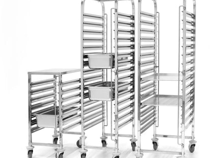 Afrydningsvogn – 15x 600x400, HENDI, Profi Line, 515x680x(H)1710mm