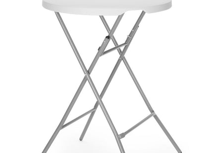 Ståbord, AmerBox, maks. belastning 80 kg., hvid, ⌀800x(H)1100mm