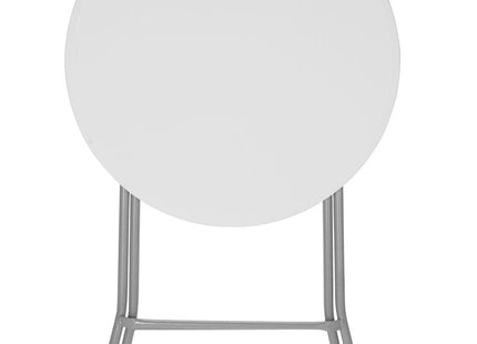 Ståbord, AmerBox, maks. belastning 80 kg., hvid, ⌀800x(H)1100mm