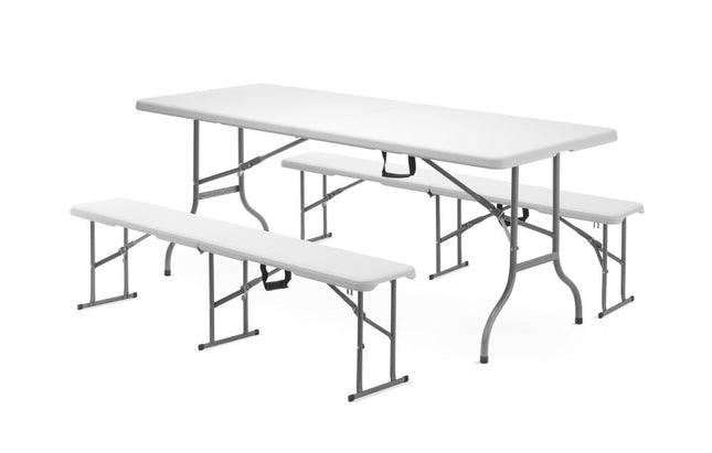 Sammenklappeligt buffetbord, AmerBox, maks. belastning 150 kg., 1830x750x(H)740mm