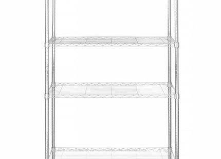 Opbevaringsreol med 5 hylder, HENDI, Chrome, 910x455x(H)1830mm