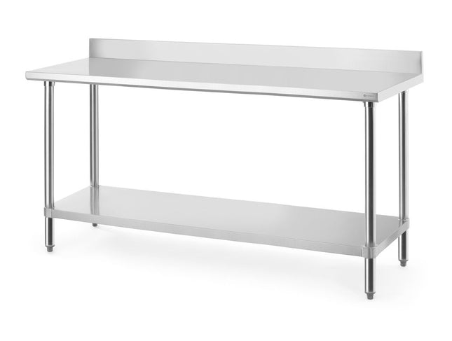 Arbejdsbord med bagkant, HENDI, Budget Line, 1200x600x(H)950mm