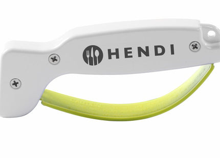 Knivsliber, HENDI, hvid, 140x15x(H)65mm