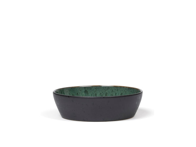 Suppeskål 18 cm sort/grøn BITZ - 6 stk