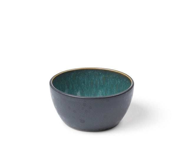 Skål 10 cm sort/grøn BITZ - 6 stk