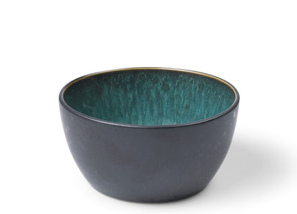 Skål 14 cm sort/grøn BITZ - 4 stk