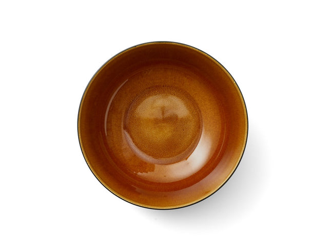 Salatskål 30cm sort/amber Bitz - 2 stk