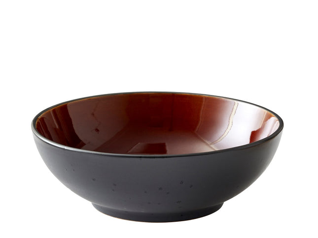 Salatskål 30cm sort/amber Bitz - 2 stk