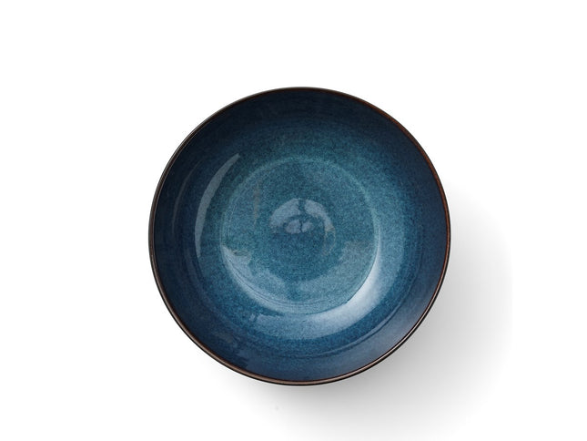 Salatskål 30cm sort/mørkblå BITZ - 2 stk