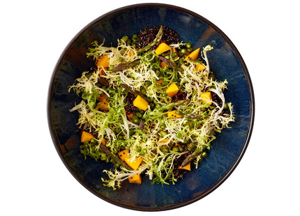Salatskål 30cm sort/mørkblå BITZ - 2 stk