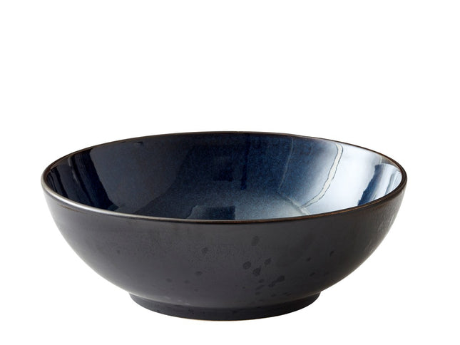 Salatskål 30cm sort/mørkblå BITZ - 2 stk