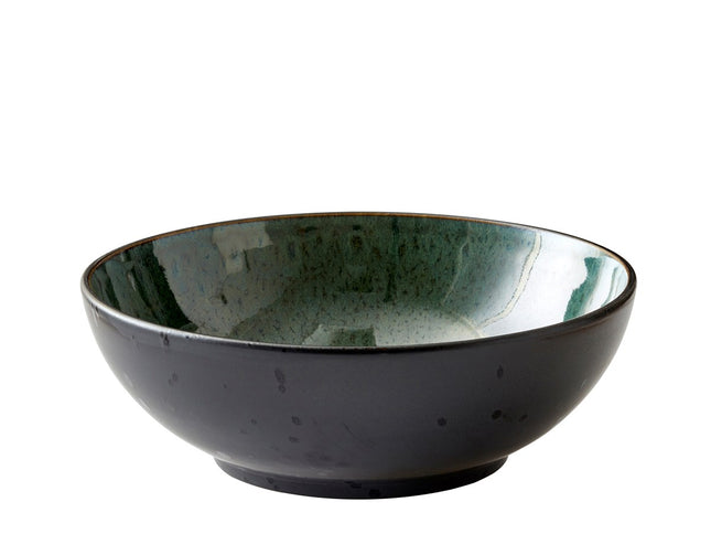 Salatskål 30cm sort/grøn BITZ - 2 stk