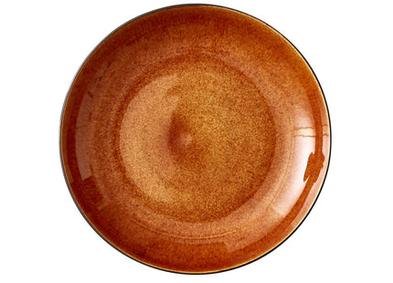 Fad D40 cm sort/amber BITZ - 2 stk