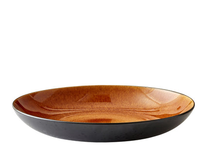 Fad D40 cm sort/amber BITZ - 2 stk