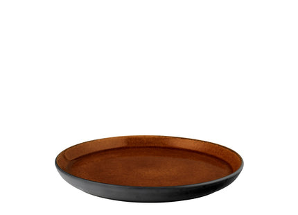 Tallerken Gastro 21cm Sort/Amber BITZ - 6 stk