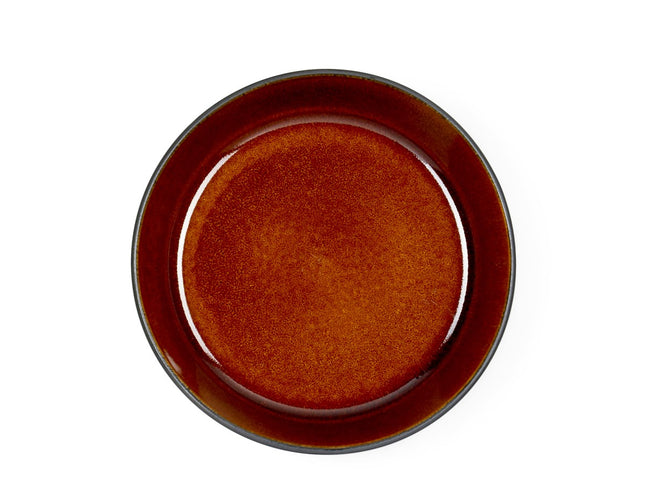 Suppeskål 18 cm sort/amber BITZ - 6 stk