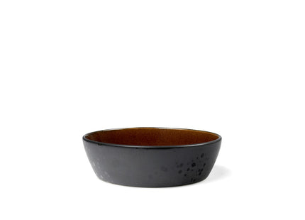Suppeskål 18 cm sort/amber BITZ - 6 stk