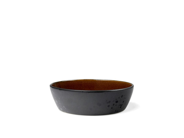 Suppeskål 18 cm sort/amber BITZ - 6 stk
