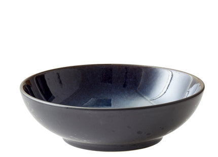 Salatskål 24cm sort/blå BITZ - 4 stk