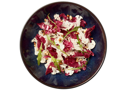 Salatskål 24cm sort/blå BITZ - 4 stk