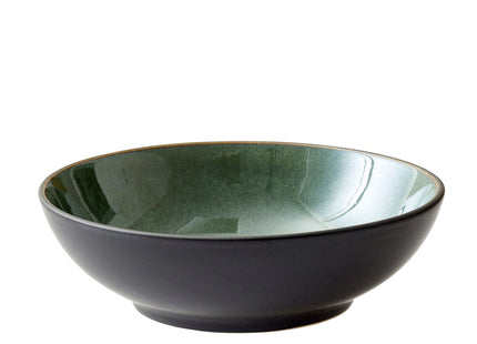 Salatskål 24cm sort/grøn BITZ - 4 stk