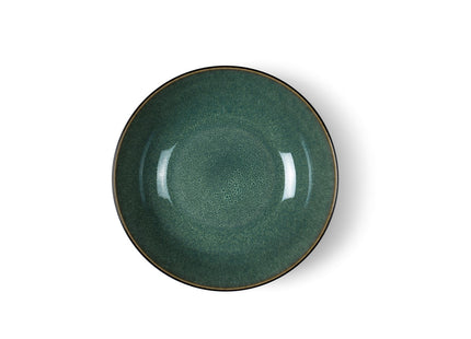 Salatskål 24cm sort/grøn BITZ - 4 stk