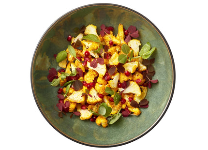 Salatskål 24cm sort/grøn BITZ - 4 stk