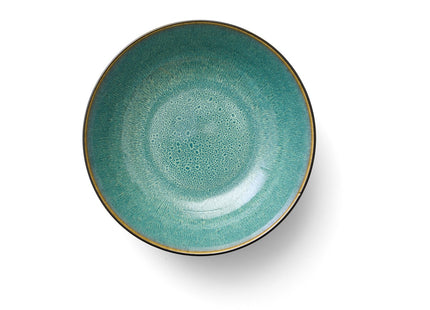 Salatskål 24cm sort/grøn BITZ - 4 stk