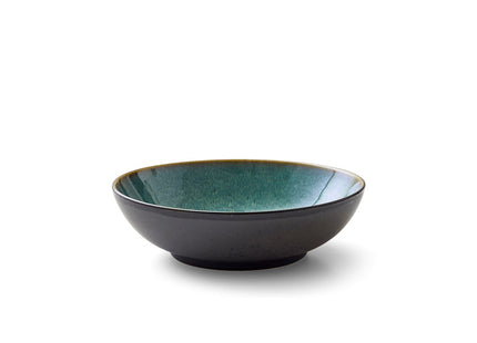 Salatskål 24cm sort/grøn BITZ - 4 stk