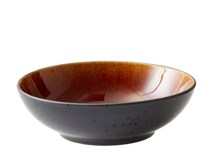 Salatskål 24cm sort/amber BITZ - 4 stk