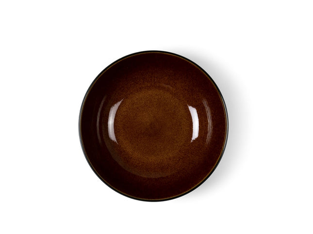 Salatskål 24cm sort/amber BITZ - 4 stk