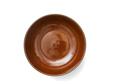 Salatskål 24cm sort/amber BITZ - 4 stk