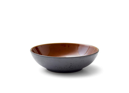 Salatskål 24cm sort/amber BITZ - 4 stk