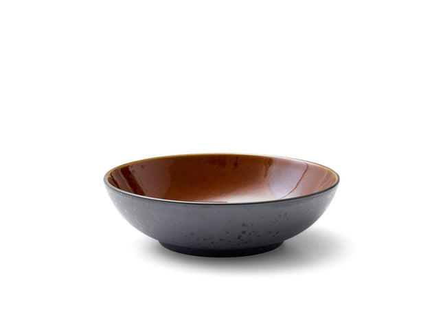 Salatskål 24cm sort/amber BITZ - 4 stk