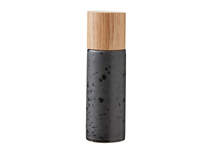 Salt & Peber 17cm mat sort BITZ - 3 sæt